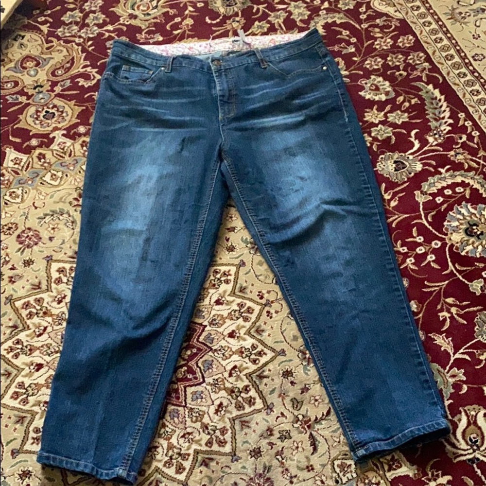 Stretchy denim size 14